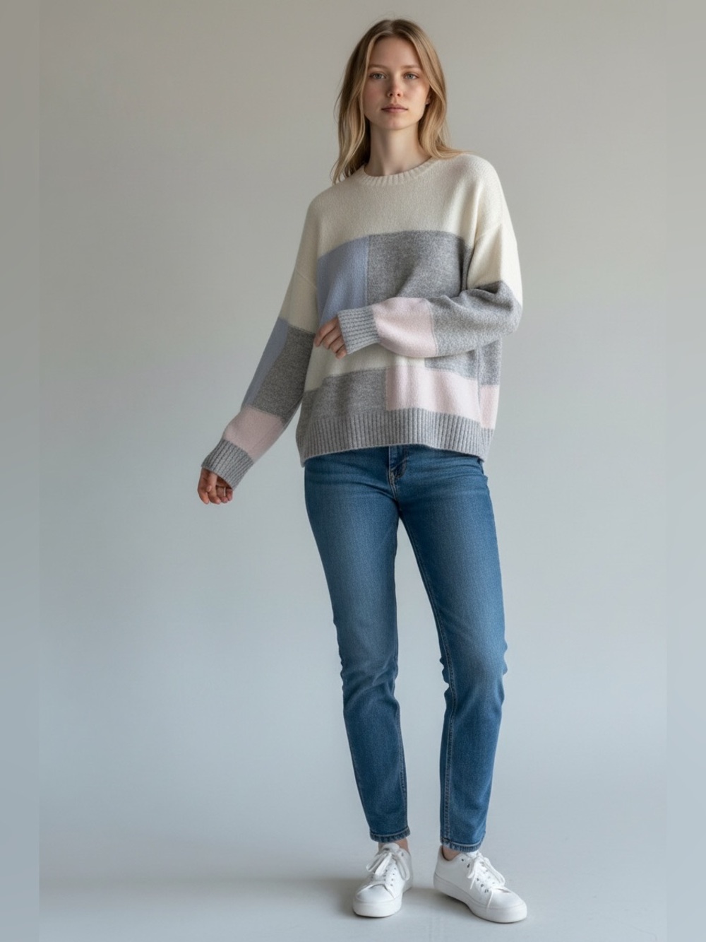 Forever 21 Colorblock Crewneck Sweater | New without Tags